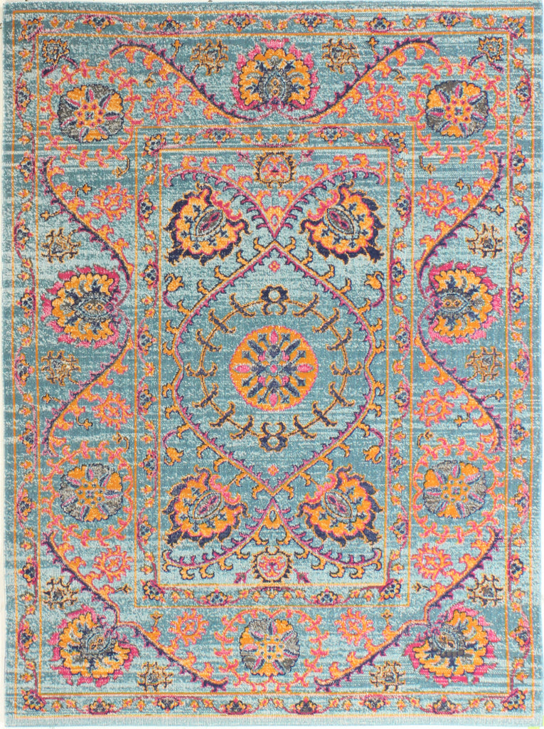 Bashian Heritage H114-Z036 Teal Area Rug main image