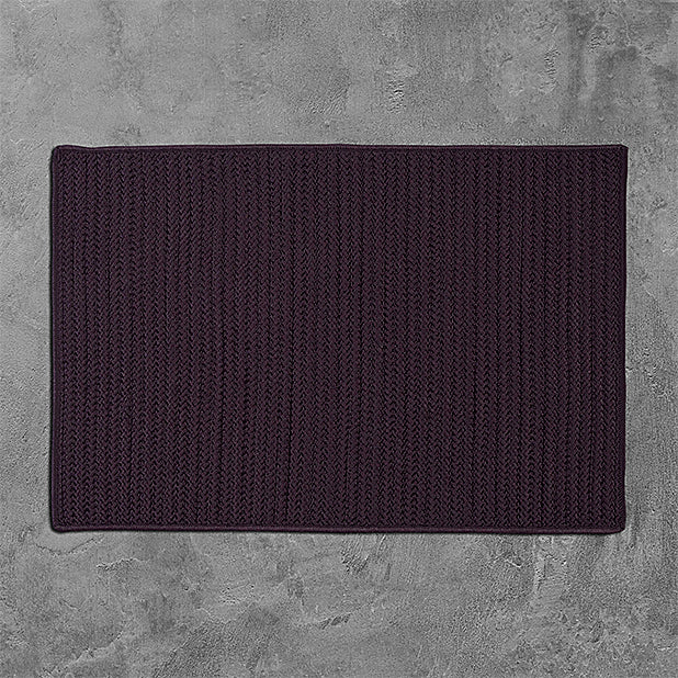 Colonial Mills Simply Home Solid H121 Eggplant Area Rug main image