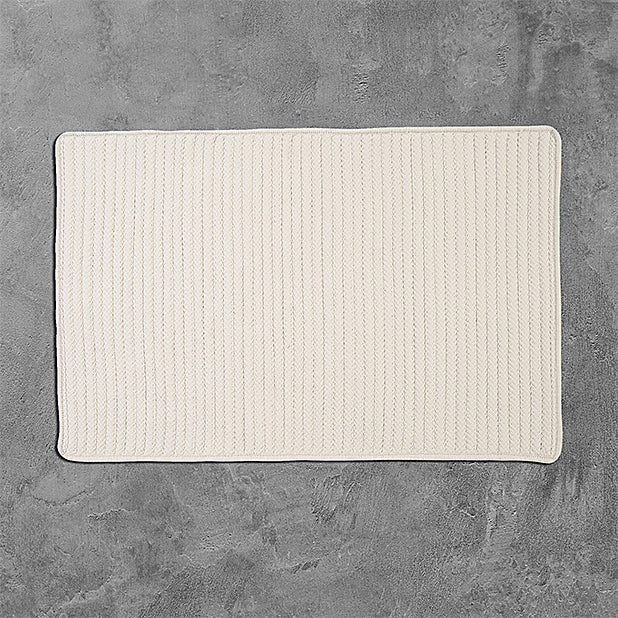 Colonial Mills Simply Home Solid H141 White Area Rug main image