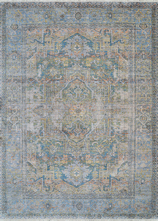 Couristan Halli Antique Lavar Skyblu-stone-mlt Area Rug main image