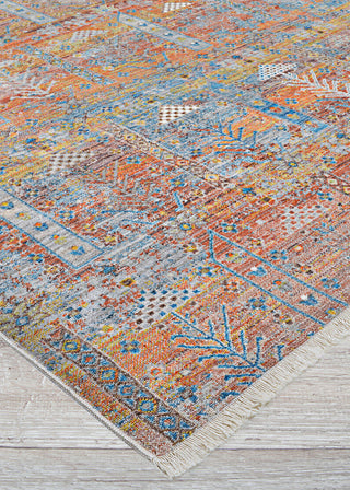 Couristan Halli Baktiari Brick-honey-mlt Area Rug Close Up Image