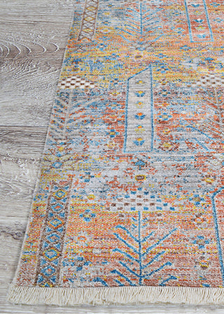 Couristan Halli Baktiari Brick-honey-mlt Area Rug Corner Image