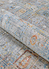 Couristan Halli Persian Panel Skyblu-stone-mlt Area Rug Detail Image