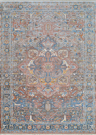 Couristan Halli Kerman Brick-brown-mlt Area Rug main image