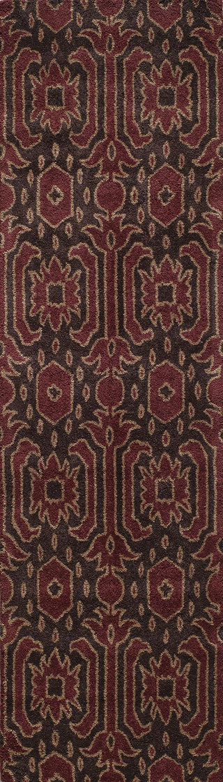 Momeni Habitat HB-01 Brown Area Rug Closeup