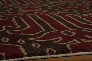 Momeni Habitat HB-01 Brown Area Rug Closeup