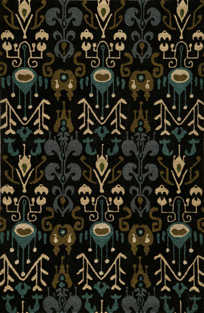 Momeni Habitat HB-02 Black Area Rug main image