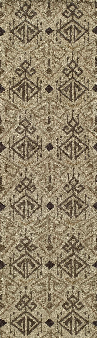 Momeni Habitat HB-03 Cream Area Rug Closeup