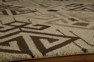 Momeni Habitat HB-03 Cream Area Rug Closeup