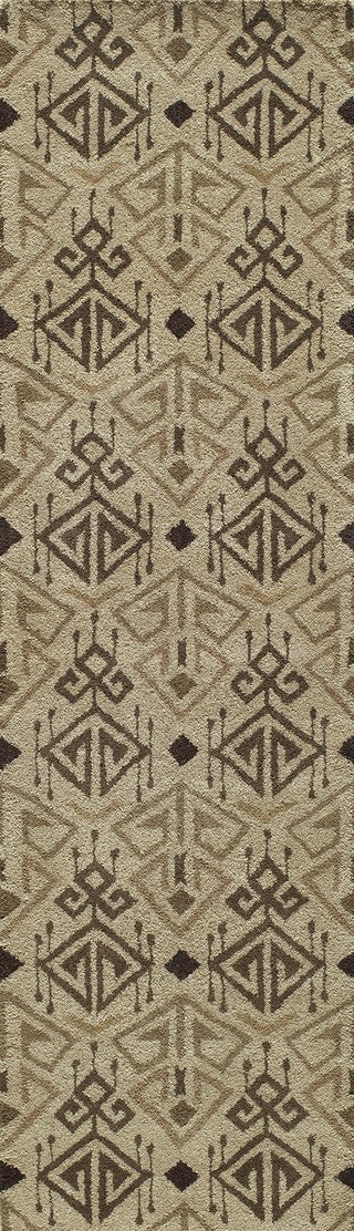 Momeni Habitat HB-03 Cream Area Rug Close up