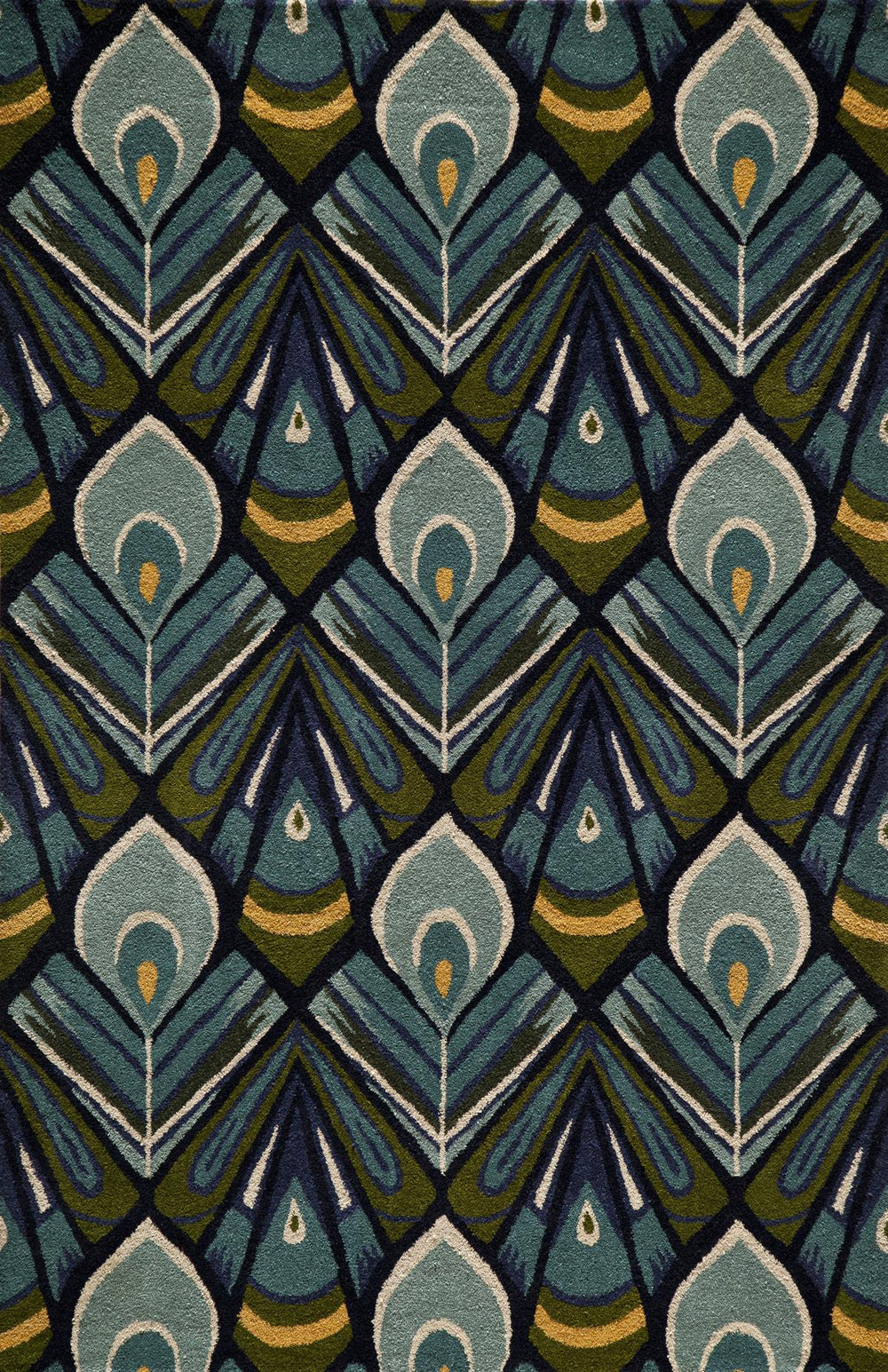Momeni Habitat HB-04 Peacock Area Rug