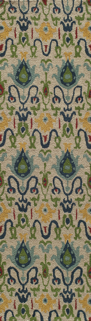 Momeni Habitat HB-05 Ivory Area Rug Close up