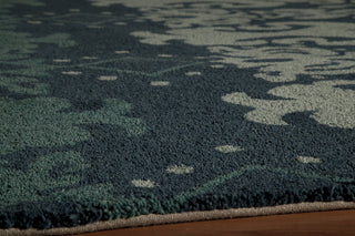 Momeni Habitat HB-06 Blue Area Rug Closeup