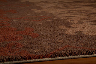 Momeni Habitat HB-06 Brown Area Rug Corner Shot