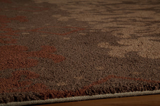 Momeni Habitat HB-06 Brown Area Rug Closeup