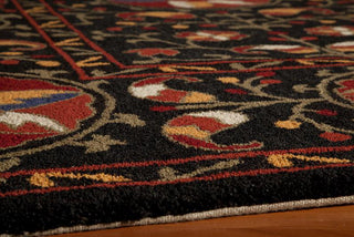 Momeni Habitat HB-08 Black Area Rug Corner Shot