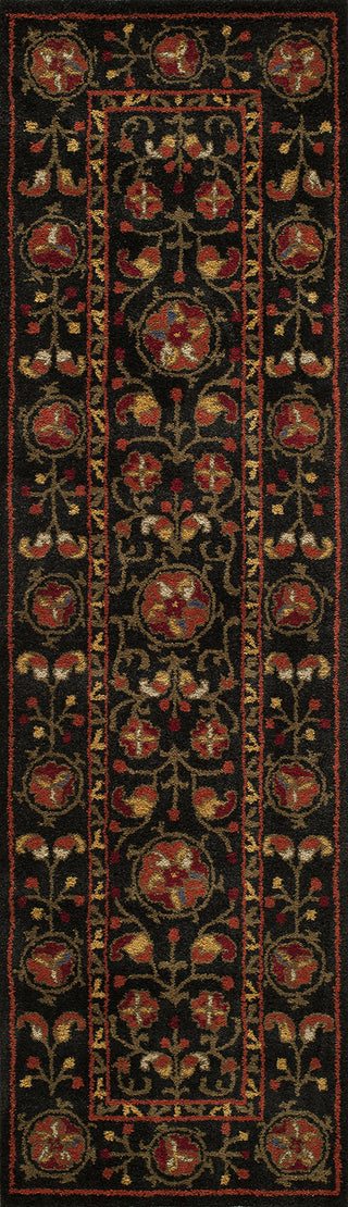 Momeni Habitat HB-08 Black Area Rug Close up