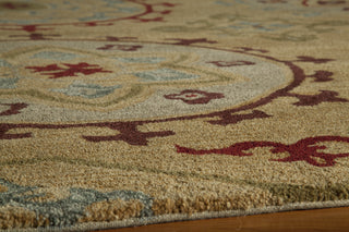 Momeni Habitat HB-11 Gold Area Rug Closeup