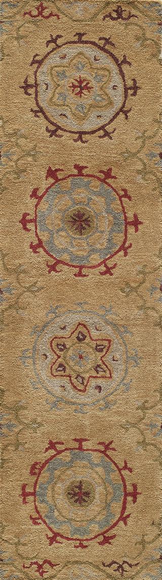 Momeni Habitat HB-11 Gold Area Rug Close up