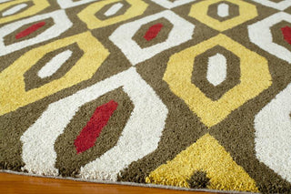 Momeni Habitat HB-16 Gold Area Rug Corner Shot