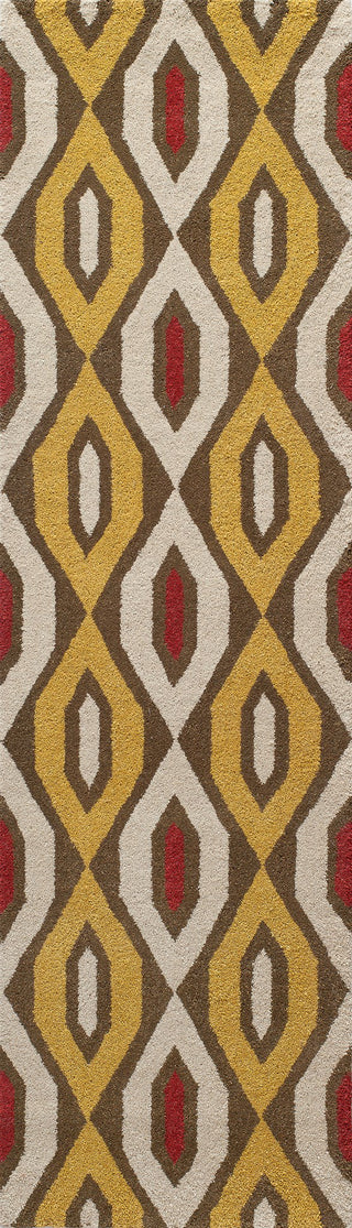 Momeni Habitat HB-16 Gold Area Rug Closeup