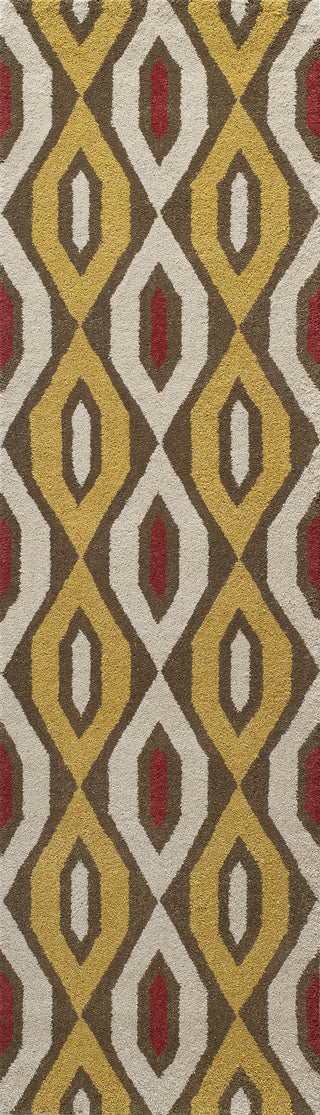 Momeni Habitat HB-16 Gold Area Rug Runner