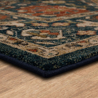 Karastan Spice Market Hackett Sapphire Area Rug Lifestyle Image