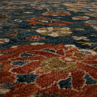 Karastan Spice Market Hackett Sapphire Area Rug Lifestyle Image