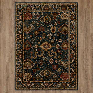 Karastan Spice Market Hackett Sapphire Area Rug Main Image