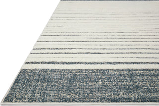 Loloi II Hagen HAG-01 White / Ocean Area Rug Corner