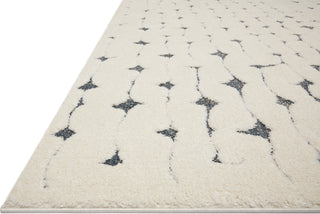 Loloi II Hagen HAG-04 White / Navy Area Rug Corner 