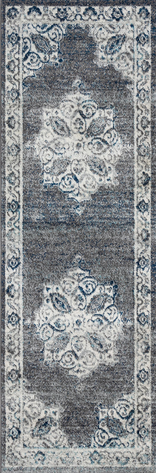 Momeni Haley HAL-7 Grey Area Rug Runner Image