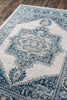 Momeni Haley HAL-8 Blue Area Rug Corner Image
