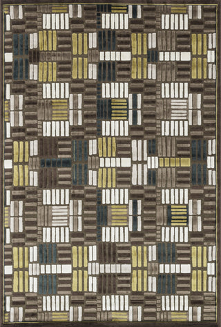 Loloi Halton HL-04 Brown / Teal Area Rug main image