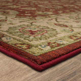 Karastan Kaleidoscope Hambeldon Red Area Rug Lifestyle Image