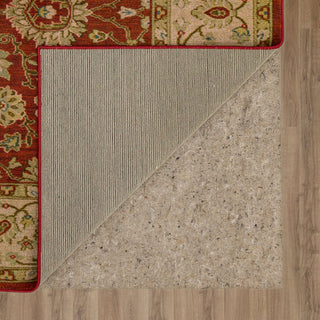 Karastan Kaleidoscope Hambeldon Red Area Rug Back Image