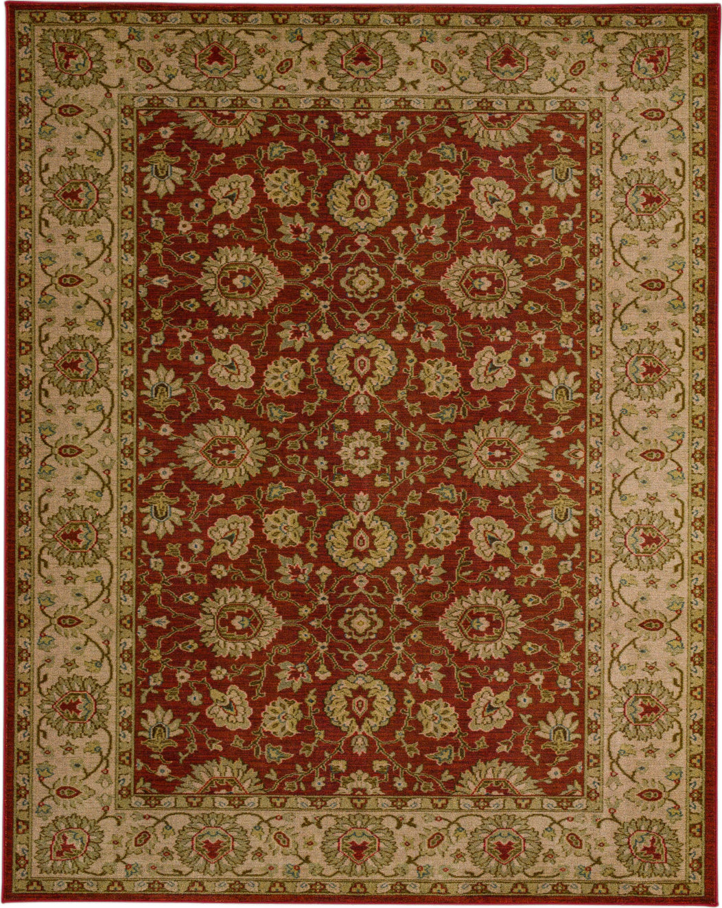 Karastan Kaleidoscope Nerissa Red Area Rug – Incredible Rugs and Decor