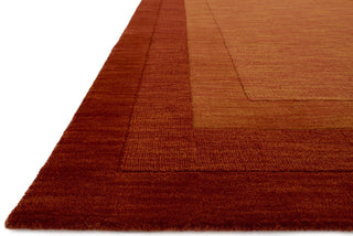 Loloi Hamilton HM-01 Rust Area Rug Corner Image Feature