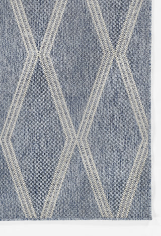 Momeni Hampton HAM-5 Blue Area Rug Corner Image