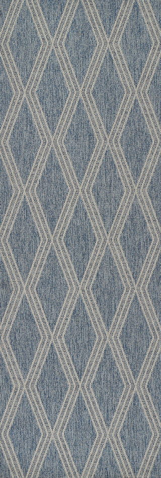 Momeni Hampton HAM-5 Blue Area Rug Runner Image