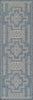 Momeni Hampton HAM10 Blue Area Rug Runner Image