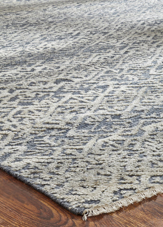 Ancient Boundaries Happy HAP-03 Denim Tones Area Rug Closeup Image