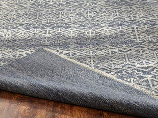 Ancient Boundaries Happy HAP-03 Denim Tones Area Rug Angle Image