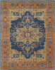 Surya Harput HAP-1004 Blue/Orange Area Rug 7'10'' X 10'3''