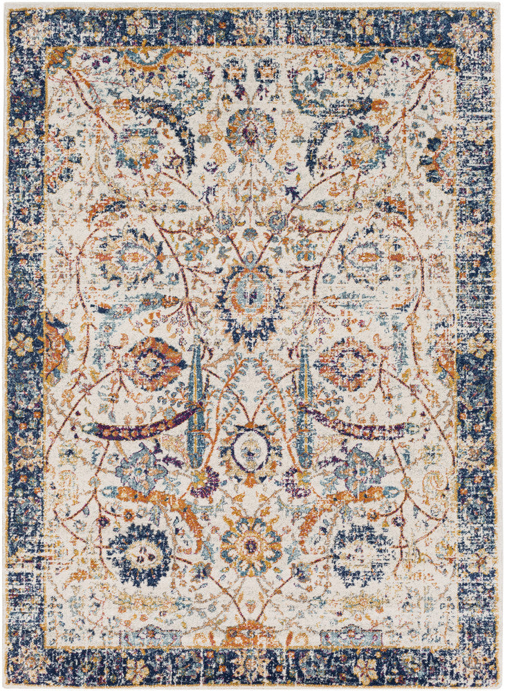 Surya Harput HAP-1014 Neutral/Blue Area Rug main image
