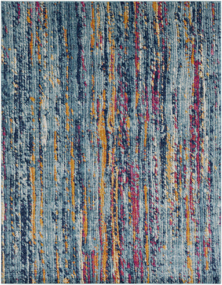 Surya Harput HAP-1016 Blue/Orange Area Rug 7'10'' X 10'3''