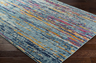 Surya Harput HAP-1016 Blue/Orange Area Rug Closeup