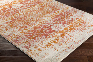 Surya Harput HAP-1019 Neutral/Orange Area Rug Closeup