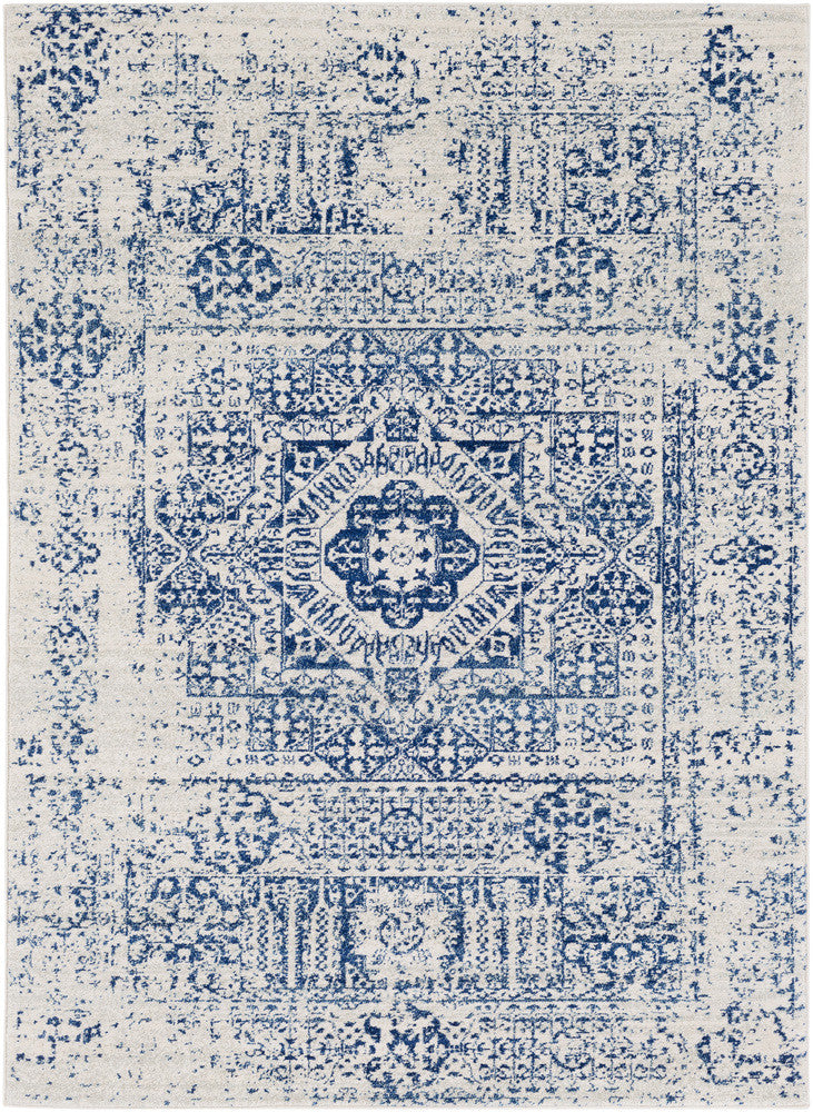Surya Harput HAP-1025 Neutral/Blue Area Rug main image