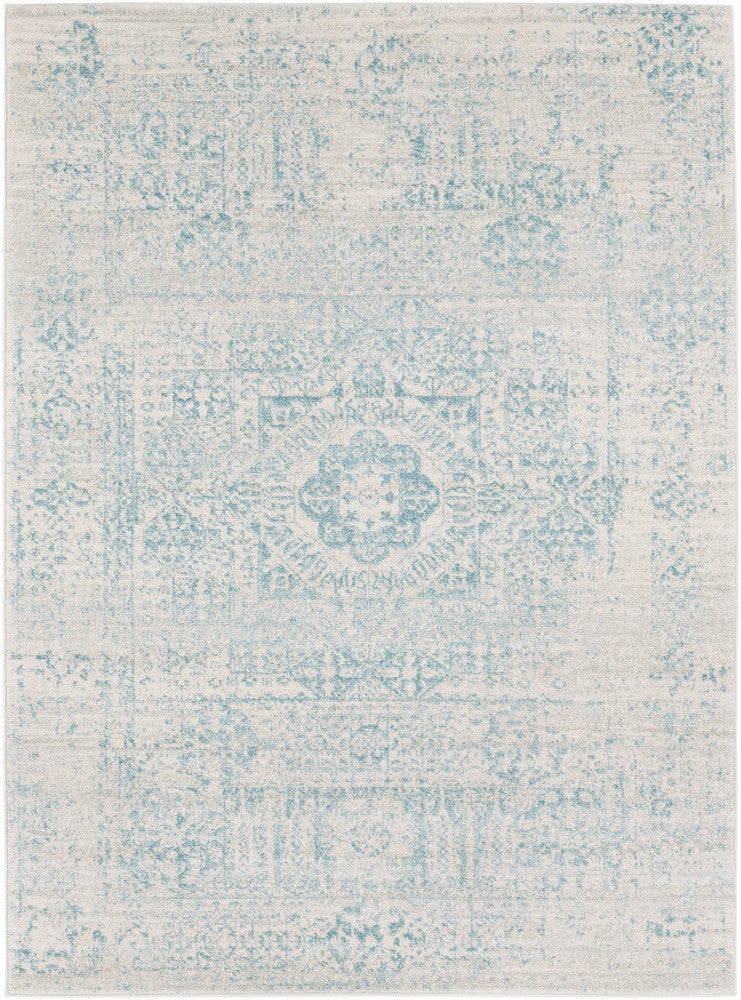 Surya Harput HAP-1026 Neutral/Blue Area Rug main image